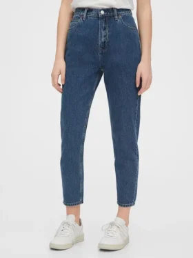 Jean « mom » à taille très haute