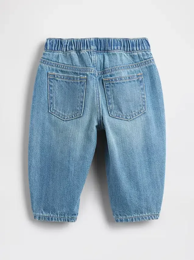 Jean-pantalon droit à enfiler pour bébé