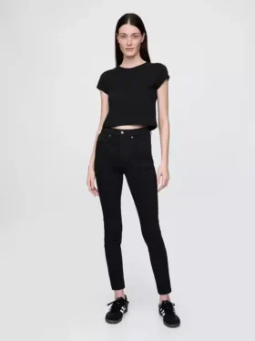 Jean skinny taille haute