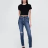 Jean skinny taille haute
