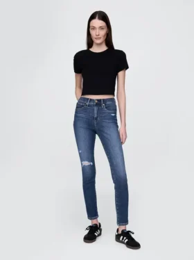 Jean skinny taille haute