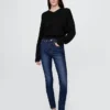 Jean skinny taille haute