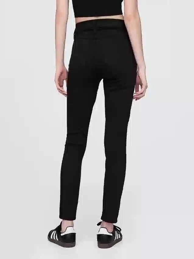Jean skinny taille haute