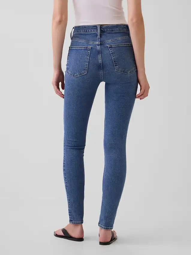 Jean skinny taille haute