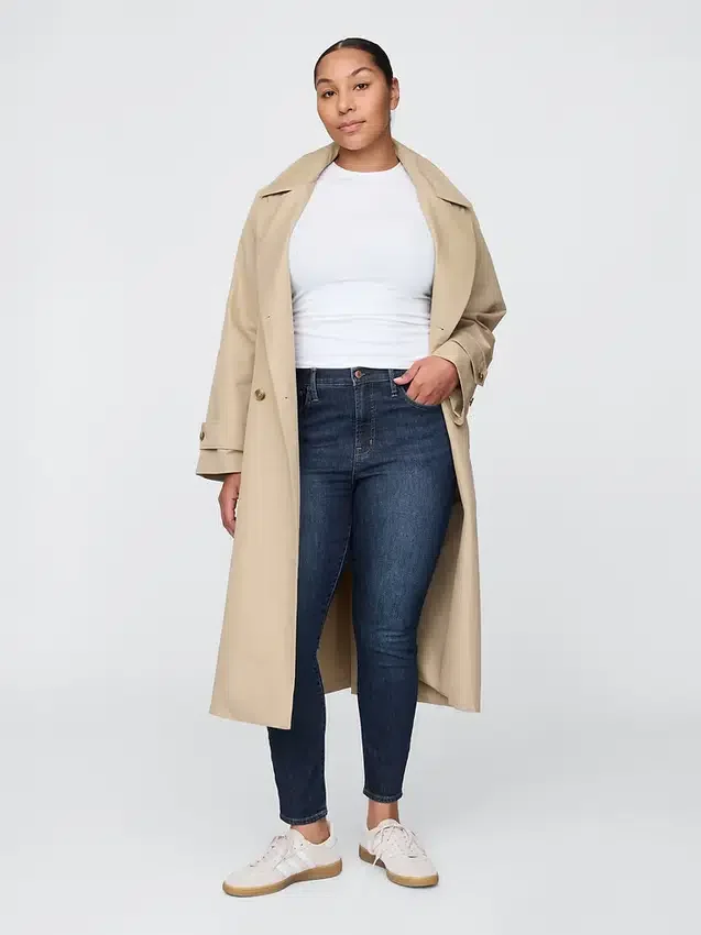 Jean skinny taille haute