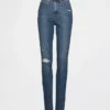 Jean skinny taille haute