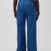 Jean à taille haute, pinces et jambes larges GAP × Hfr par Atelier Ndigo