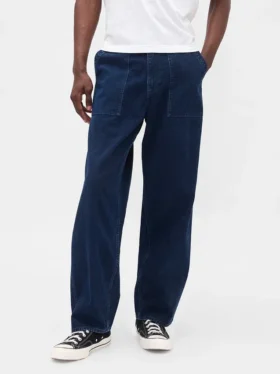 Jeans ample en toile