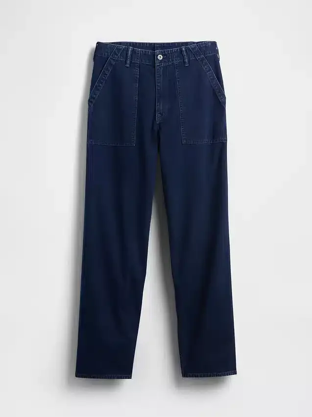 Jeans ample en toile