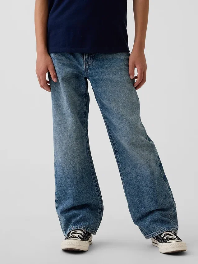 Jeans ample pour enfants style années 90