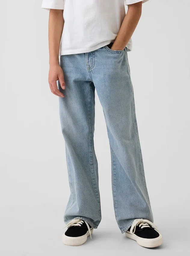 Jeans ample pour enfants style années 90