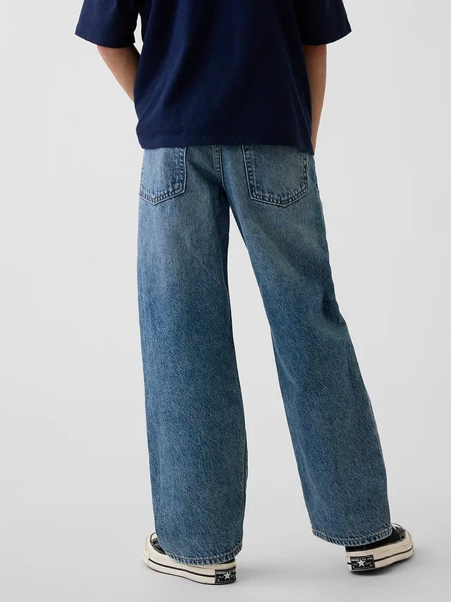 Jeans ample pour enfants style années 90