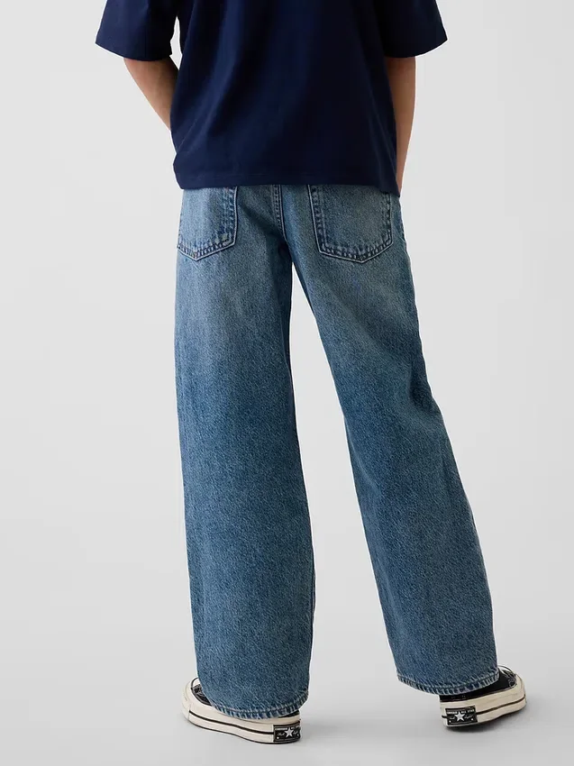 Jeans ample pour enfants style années 90