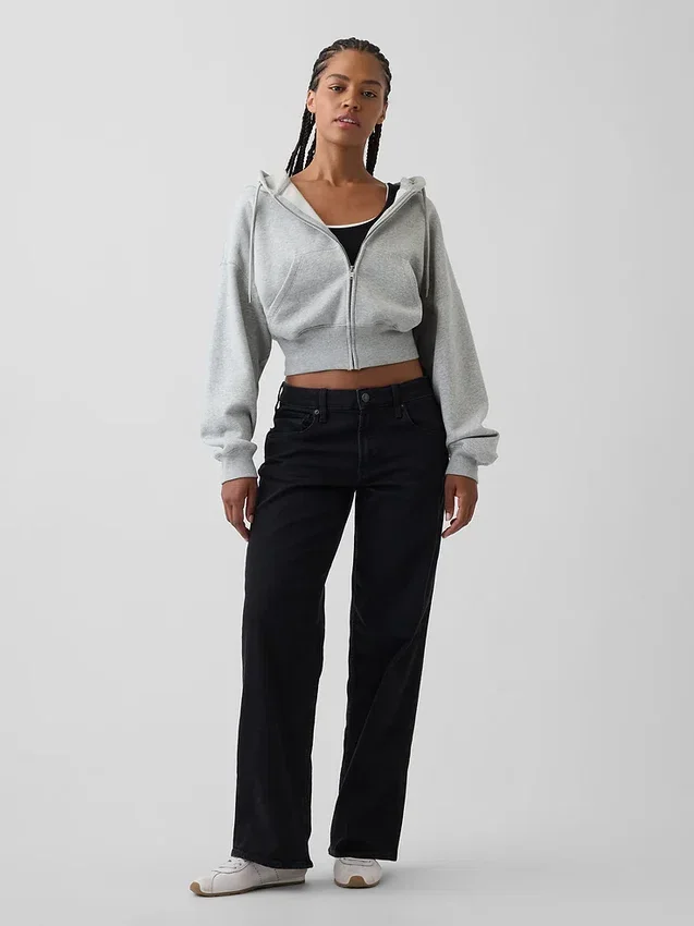 Jeans ample taille basse « années 90 » pour silhouettes rondes