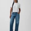 Jeans ample taille basse « années 90 » pour silhouettes rondes