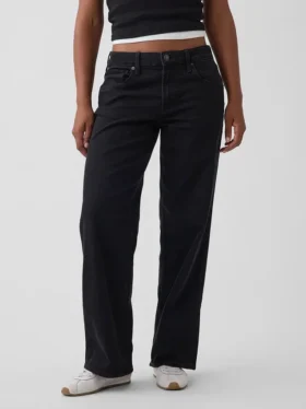 Jeans ample taille basse « années 90 » pour silhouettes rondes