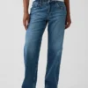 Jeans ample taille basse « années 90 » pour silhouettes rondes