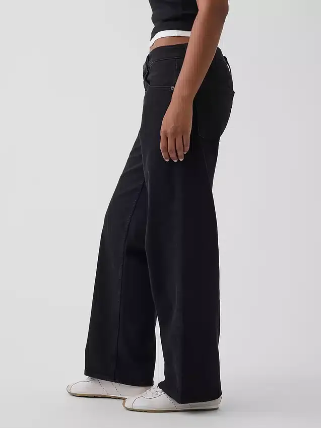 Jeans ample taille basse « années 90 » pour silhouettes rondes