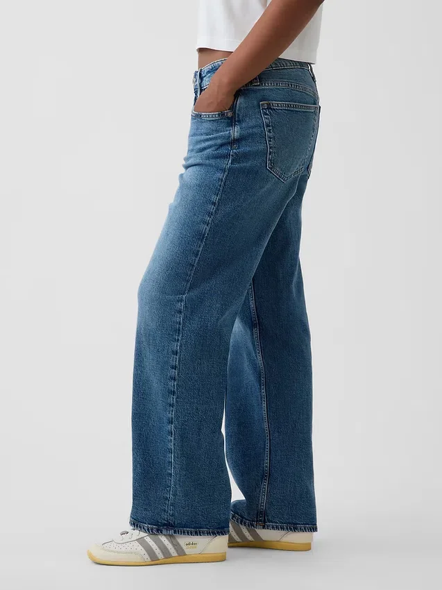 Jeans ample taille basse « années 90 » pour silhouettes rondes