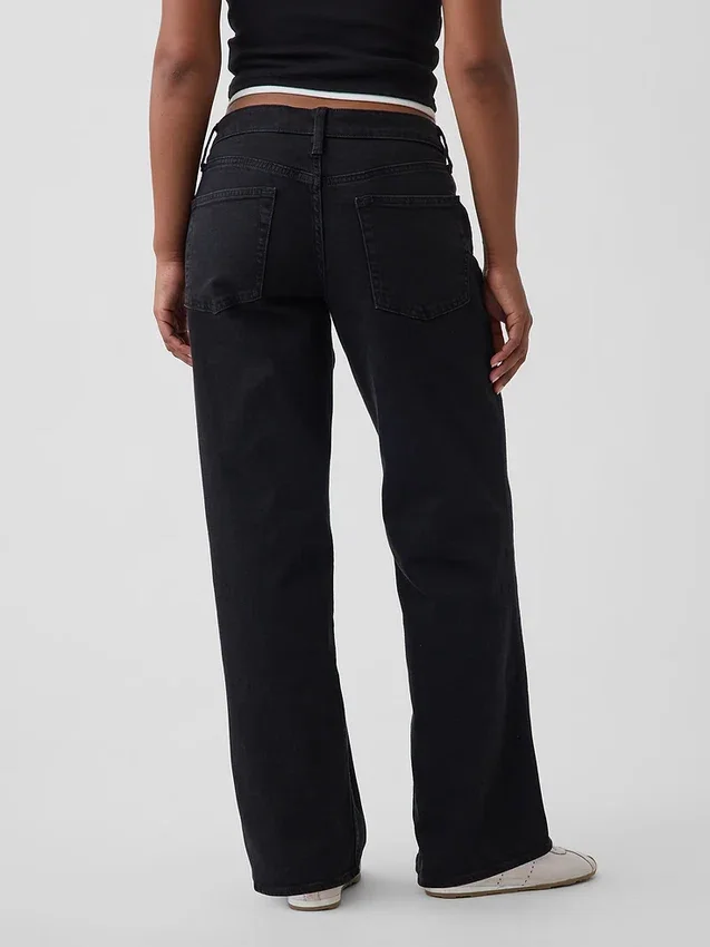 Jeans ample taille basse « années 90 » pour silhouettes rondes