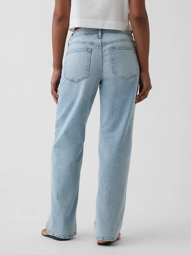 Jeans ample taille basse « années 90 » pour silhouettes rondes