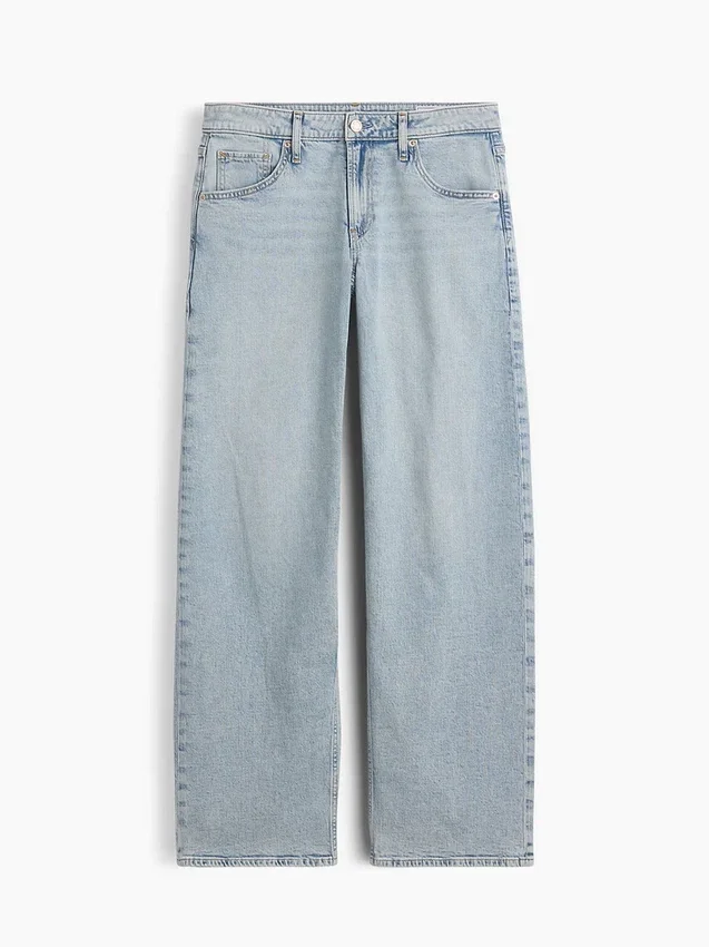 Jeans ample taille basse « années 90 » pour silhouettes rondes