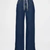 Jeans ample taille basse à cordon de serrage style années 90