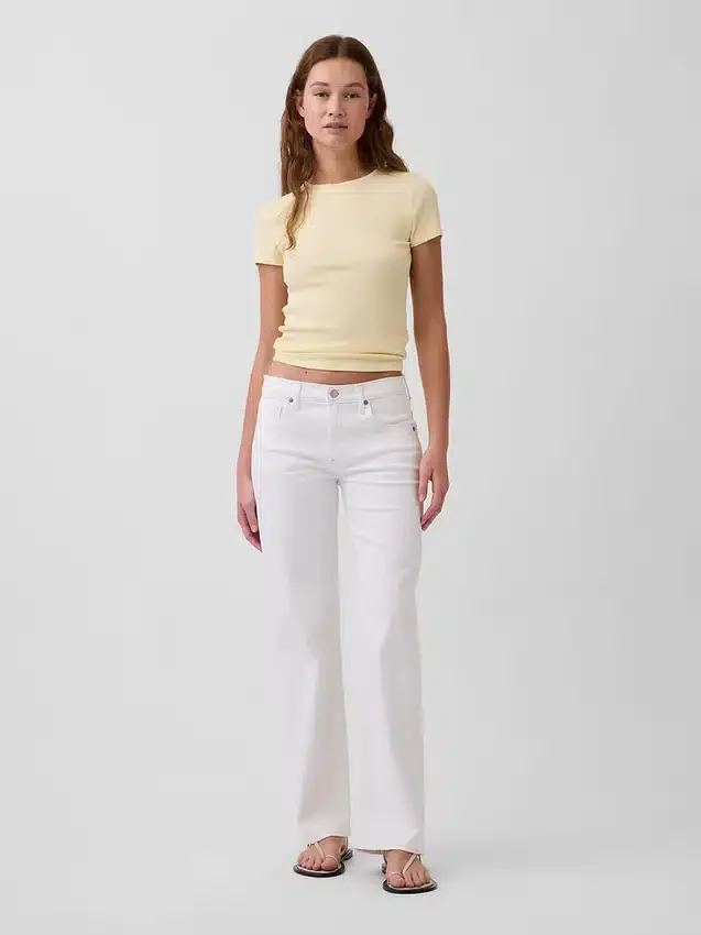Jeans ample taille basse style années 90