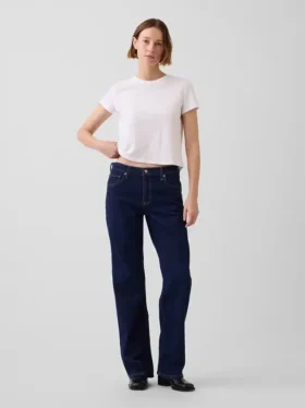 Jeans ample taille basse style années 90
