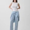 Jeans ample taille basse style années 90