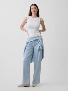Jeans ample taille basse style années 90