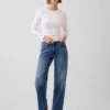 Jeans ample taille basse style années 90