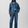 Jeans ample taille basse style années 90