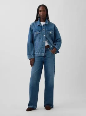 Jeans ample taille basse style années 90