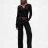 Jeans ample taille basse style années 90
