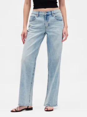 Jeans ample taille basse style années 90