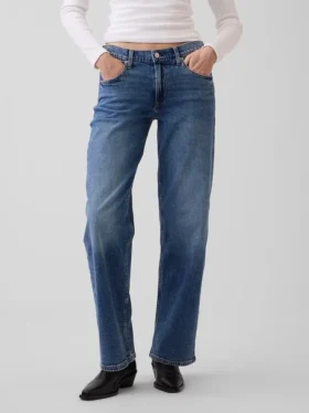 Jeans ample taille basse style années 90