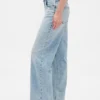 Jeans ample taille basse style années 90