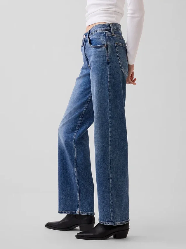 Jeans ample taille basse style années 90