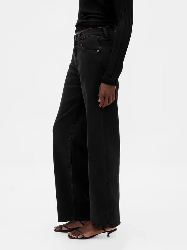 Jeans ample taille basse style années 90