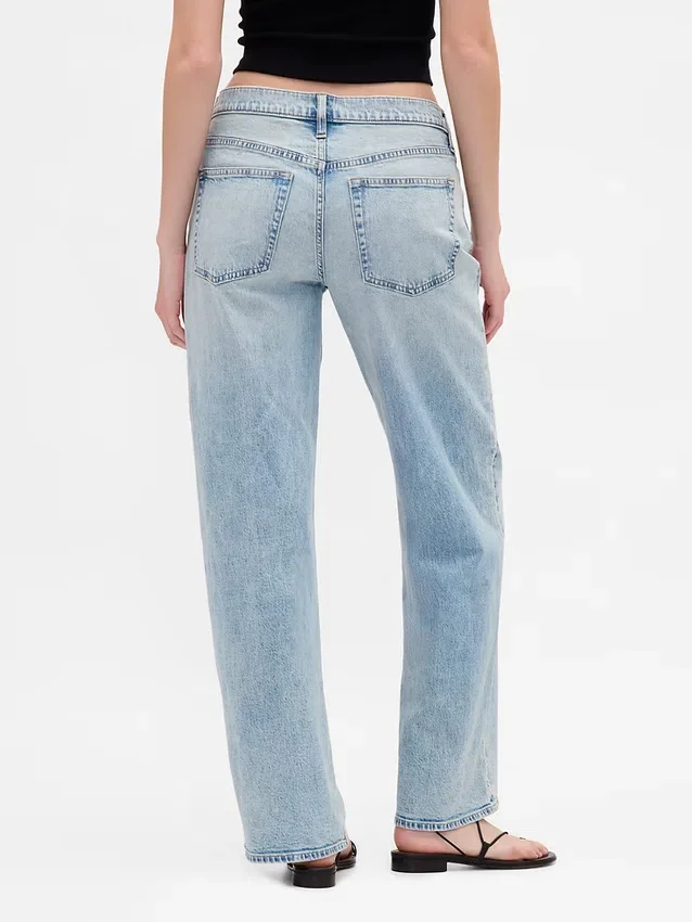 Jeans ample taille basse style années 90