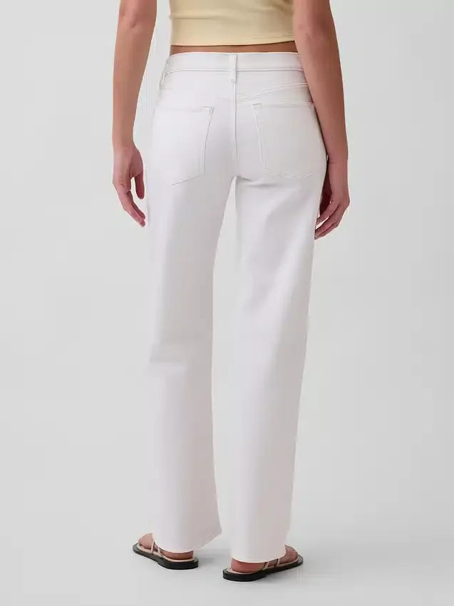 Jeans ample taille basse style années 90
