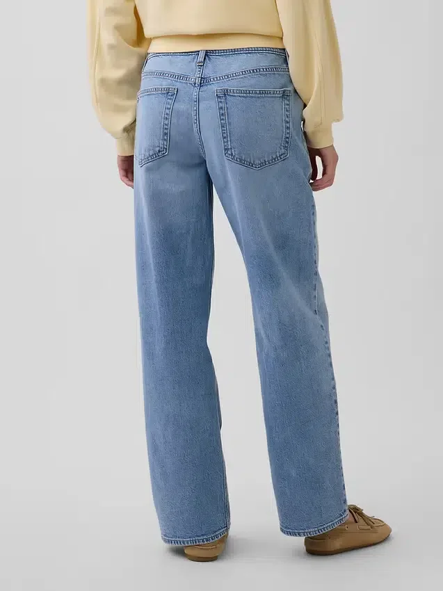 Jeans ample taille basse style années 90