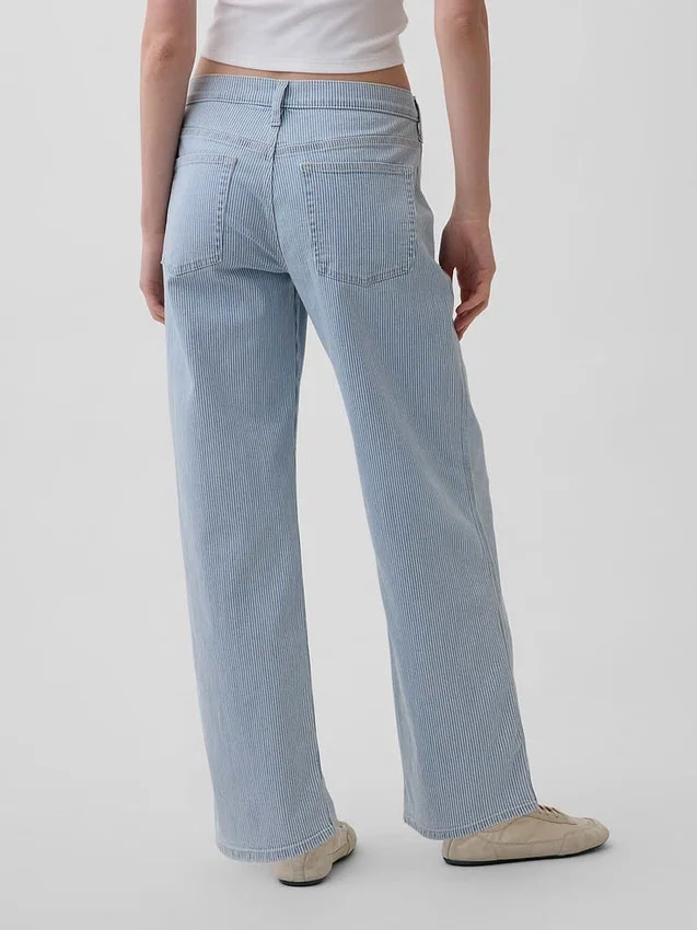 Jeans ample taille basse style années 90