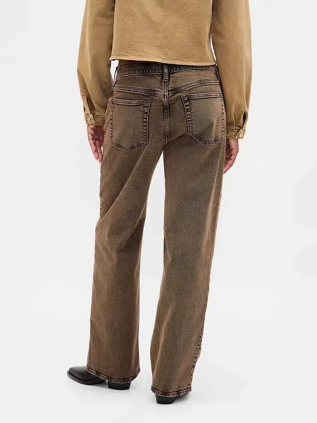 Jeans ample taille basse style années 90