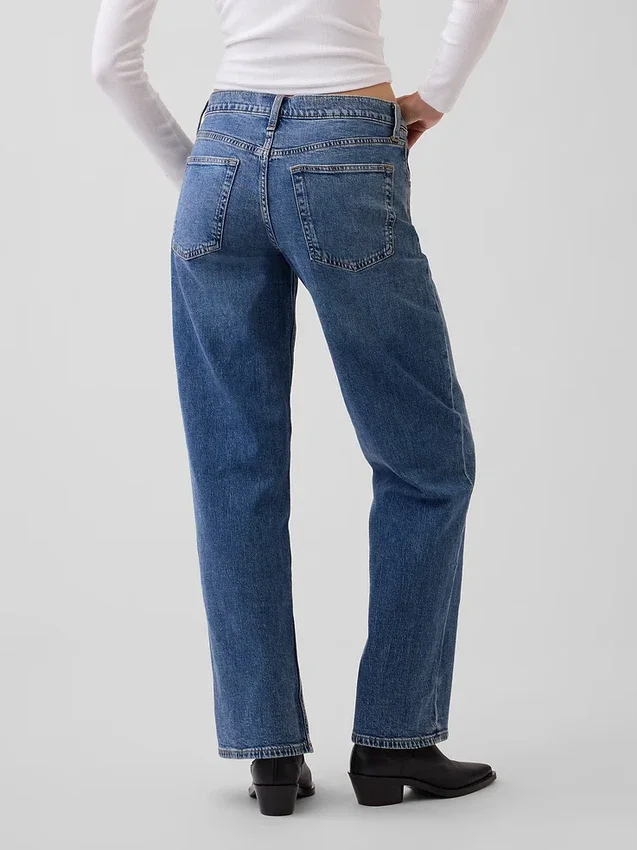 Jeans ample taille basse style années 90