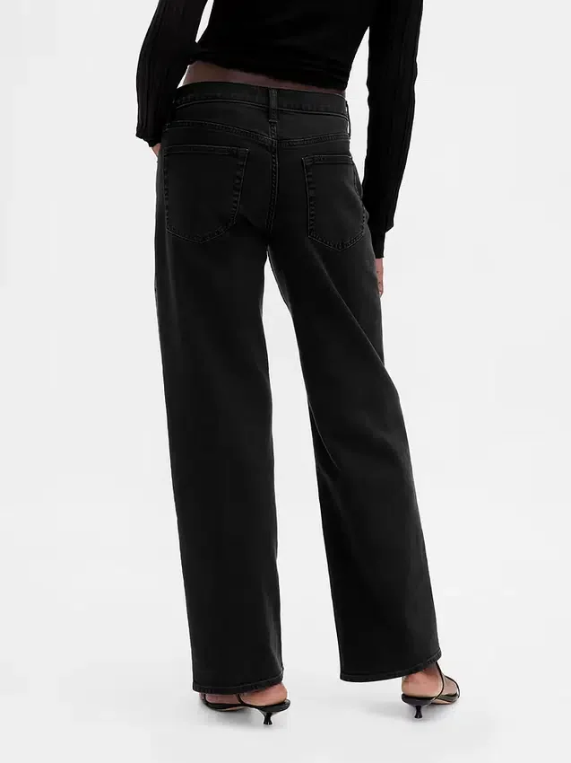 Jeans ample taille basse style années 90