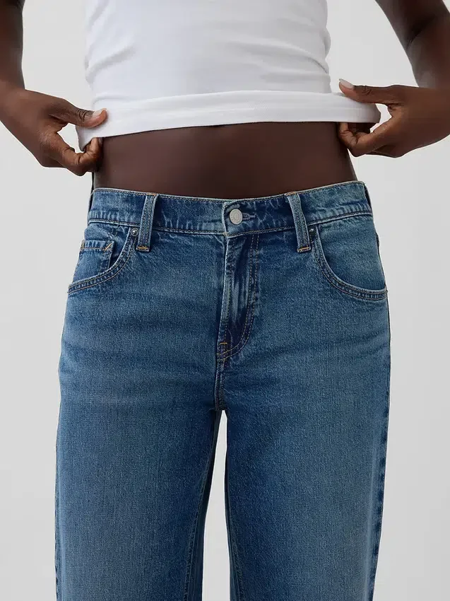Jeans ample taille basse style années 90
