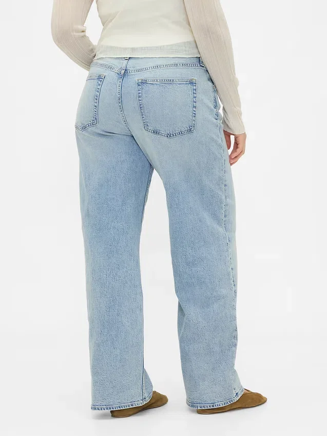 Jeans ample taille basse style années 90