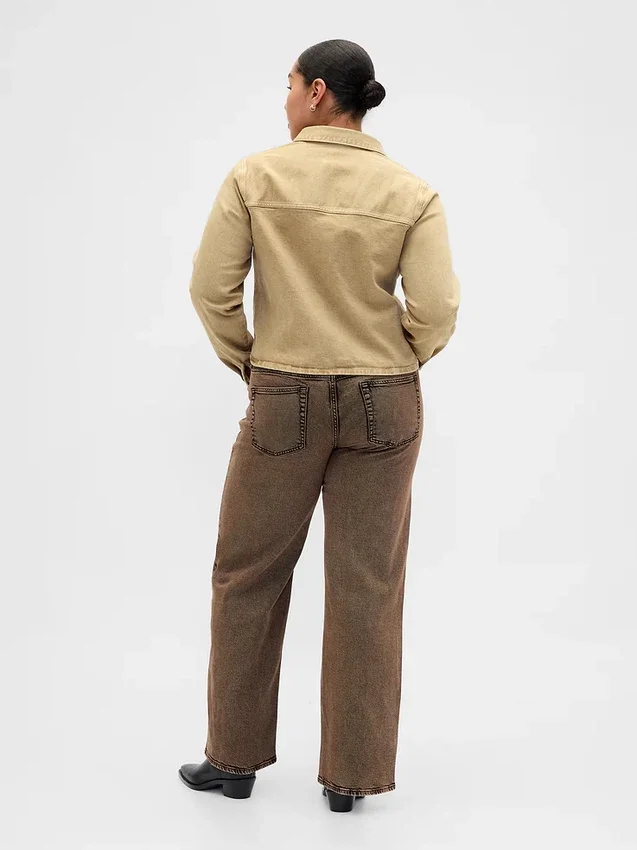 Jeans ample taille basse style années 90